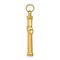 14K Yellow Gold Cross Pendant Charm Religious Jewelry 35 X 19mm